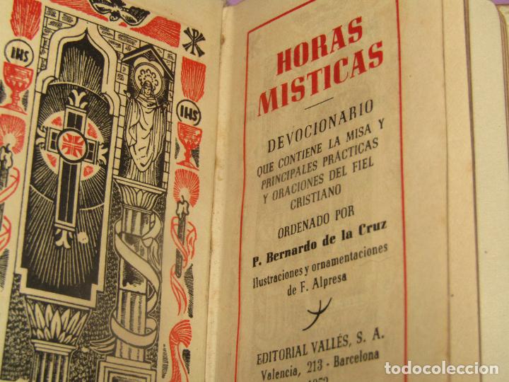 Antig&uuml;edades: Antiguo Devocionario HORAS M&Iacute;STICAS del A&ntilde;o 1952 - Foto 4