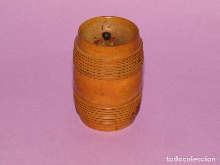 Antig&uuml;edades: Antiguo Salero de Madera Maciza - Foto 4
