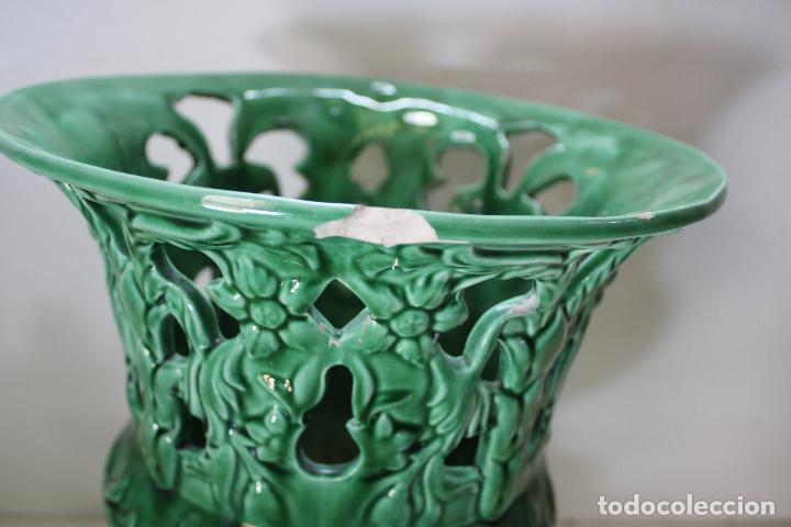 Antig&uuml;edades: copa jardin de ceramica - Foto 4
