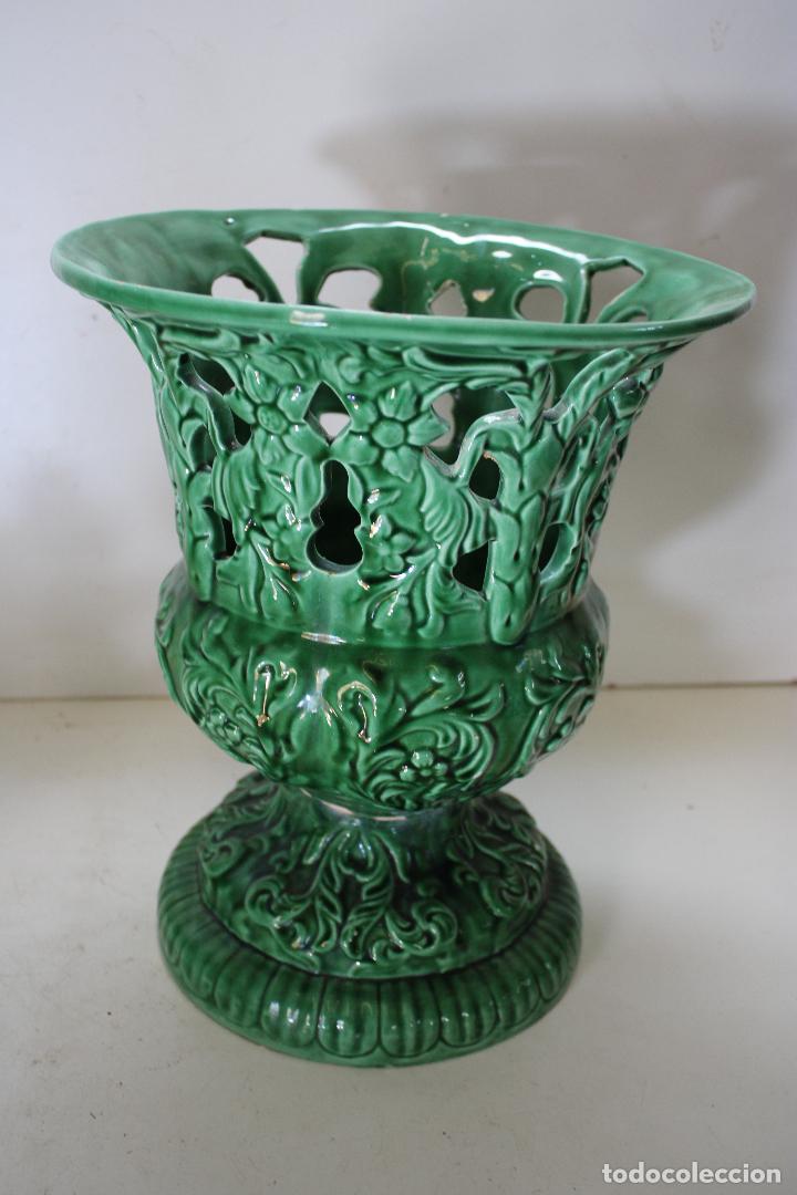 Antig&uuml;edades: copa jardin de ceramica - Foto 6