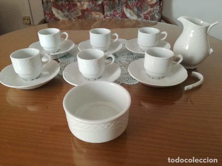 Antig&uuml;edades: JUEGO DE CAFE BIDASOA. - Foto 4