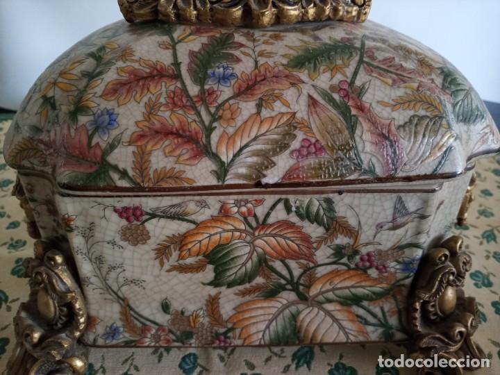 Antig&uuml;edades: CAJA - JOYERO PORCELANA NUMERADA - Foto 6