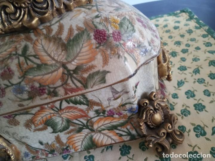 Antig&uuml;edades: CAJA - JOYERO PORCELANA NUMERADA - Foto 8