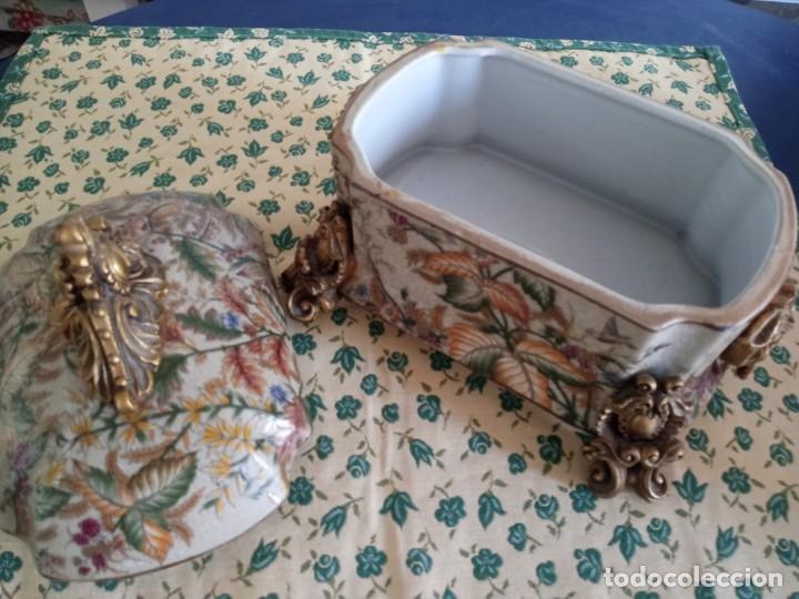 Antig&uuml;edades: CAJA - JOYERO PORCELANA NUMERADA - Foto 11