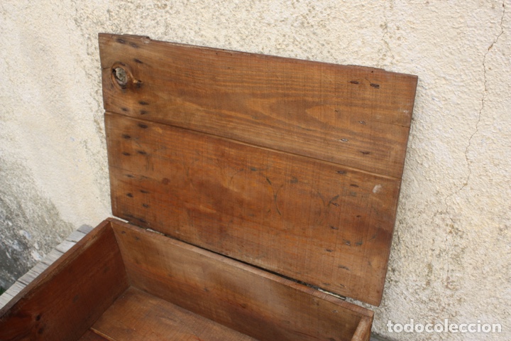 Antig&uuml;edades: Caja de madera Leche Condensada La Lechera. - Foto 22
