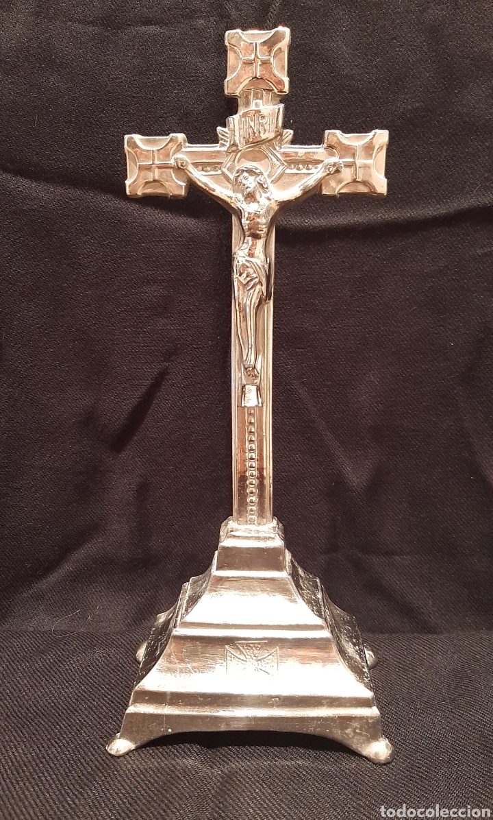 Antig&uuml;edades: Crucifijo Jesucristo - Foto 2