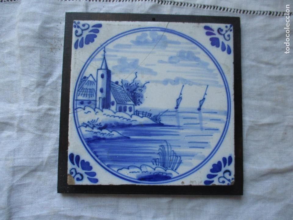 Antig&uuml;edades: Azulejo Delft antiguo - Foto 1