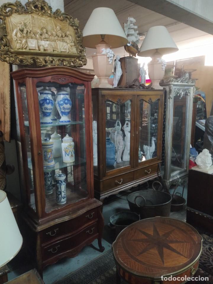 Antig&uuml;edades: VITRINA de MADERA casta&ntilde;o . ART DECO . - Foto 17