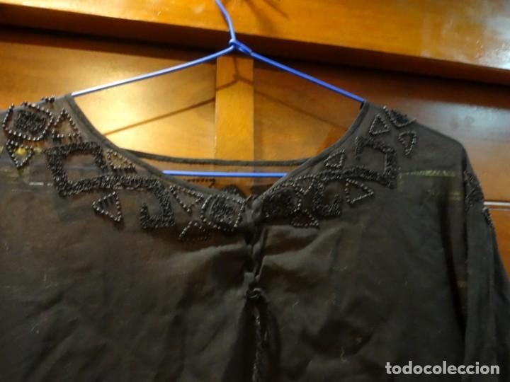 Antig&uuml;edades: vestido de epoca, mujer en negro. REF-9273. ca9 - Foto 5