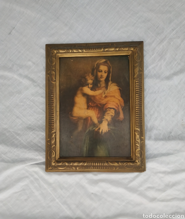 Antig&uuml;edades: Cuadro Virgen - Foto 1