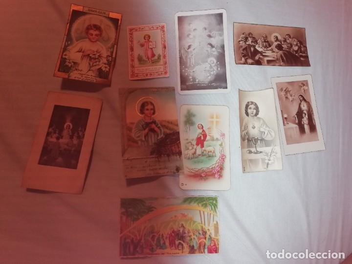 Antig&uuml;edades: 10 estampas religiosas a&ntilde;os 50 - Foto 1