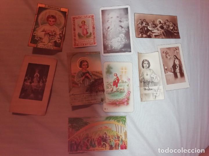 Antig&uuml;edades: 10 estampas religiosas a&ntilde;os 50 - Foto 2