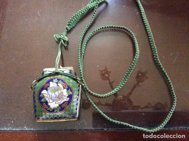 Antig&uuml;edades: Monedero de esmalte 5cmx6cm - Foto 1