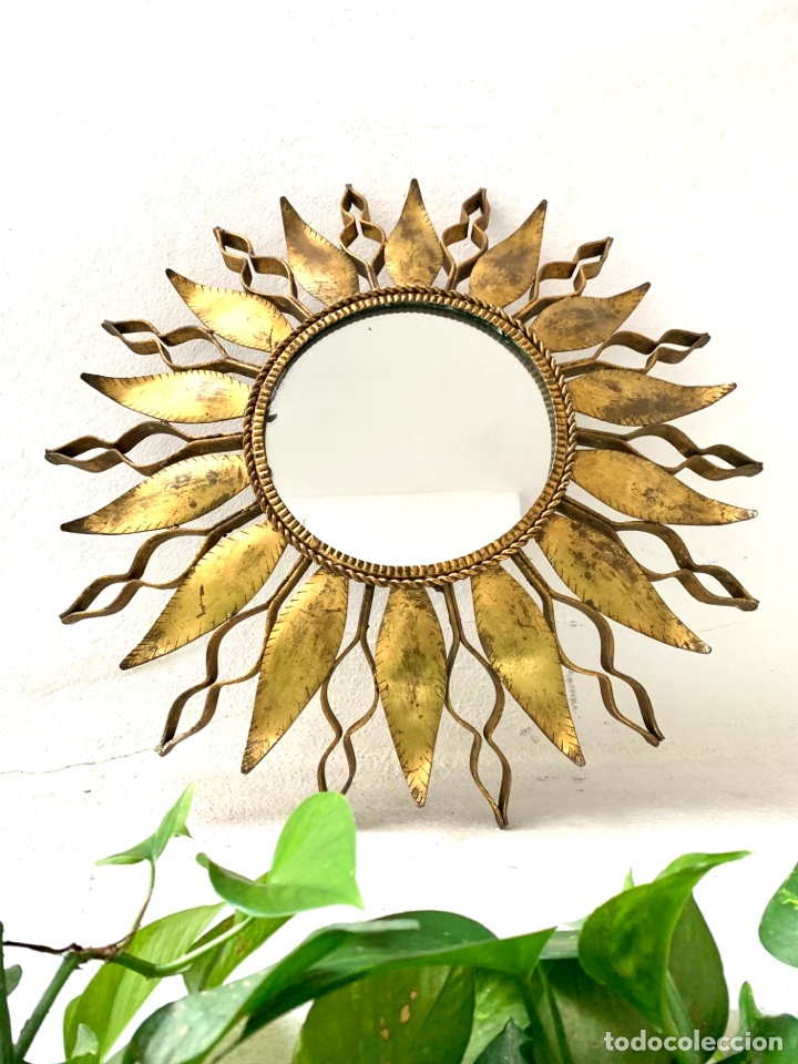 Antig&uuml;edades: ESPEJO SOL RETROILUMINADO FORJA - Foto 10