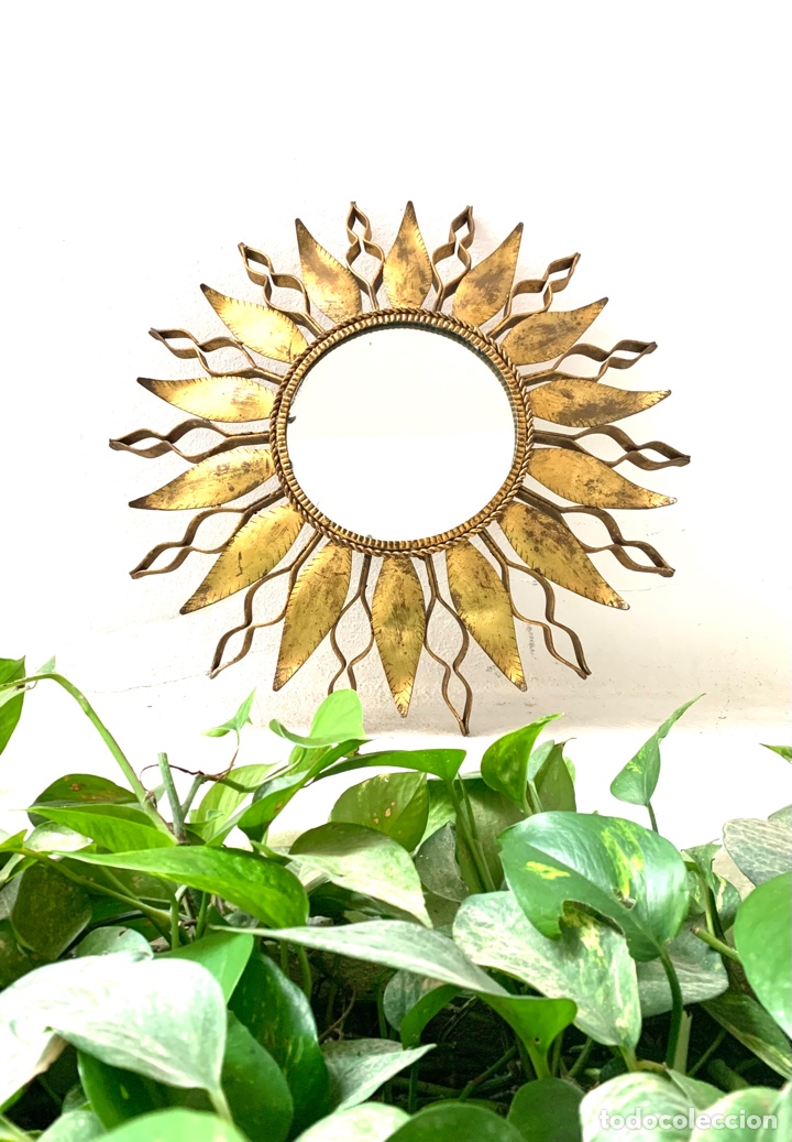 Antig&uuml;edades: ESPEJO SOL RETROILUMINADO FORJA - Foto 11