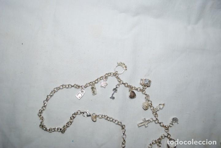 Antig&uuml;edades: COLLAR DE PLATA CON COLGANTES , - Foto 3