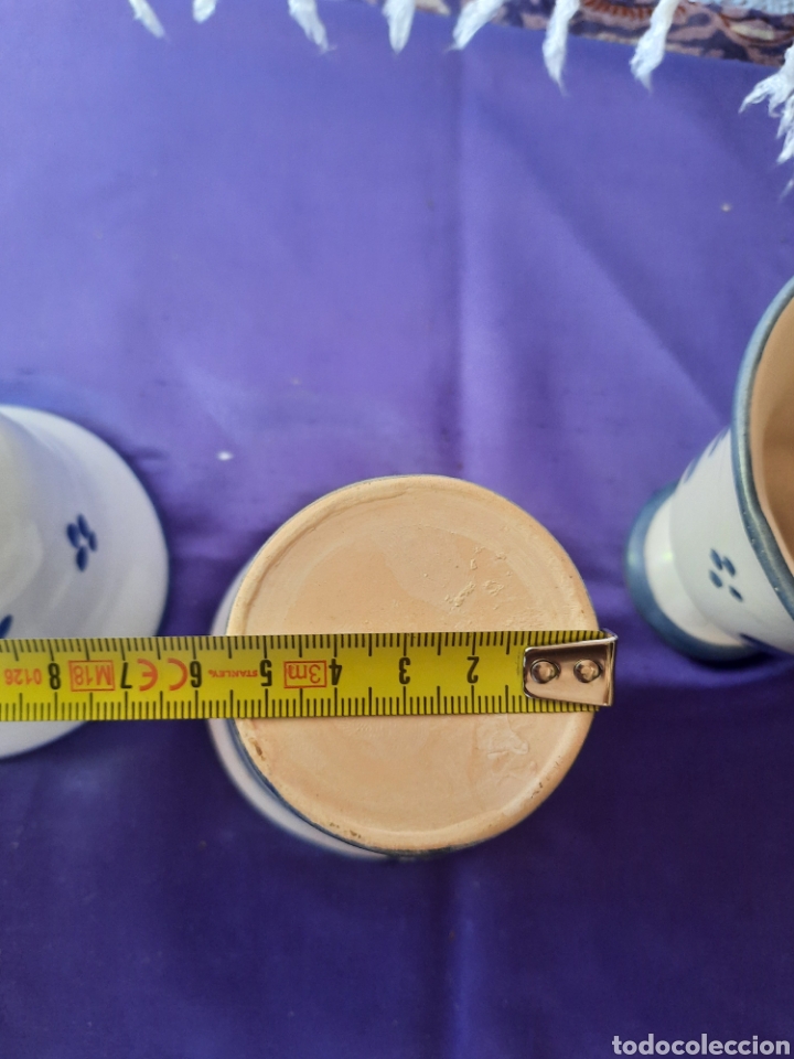 Antig&uuml;edades: Copas de ceramica decorativas picaflor - Foto 4