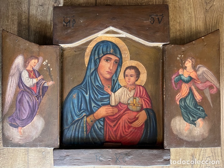Antig&uuml;edades: Tr&iacute;ptico Copto - Foto 6