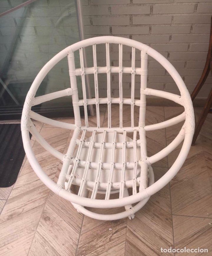 Antig&uuml;edades: Sill&oacute;n bamb&uacute; giratorio dise&ntilde;o - Foto 6