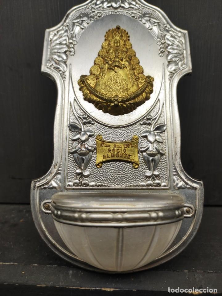 Antig&uuml;edades: Benditera virgen del Roc&iacute;o. - Foto 3