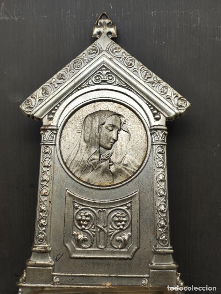 Antig&uuml;edades: Benditera virgen - Foto 3