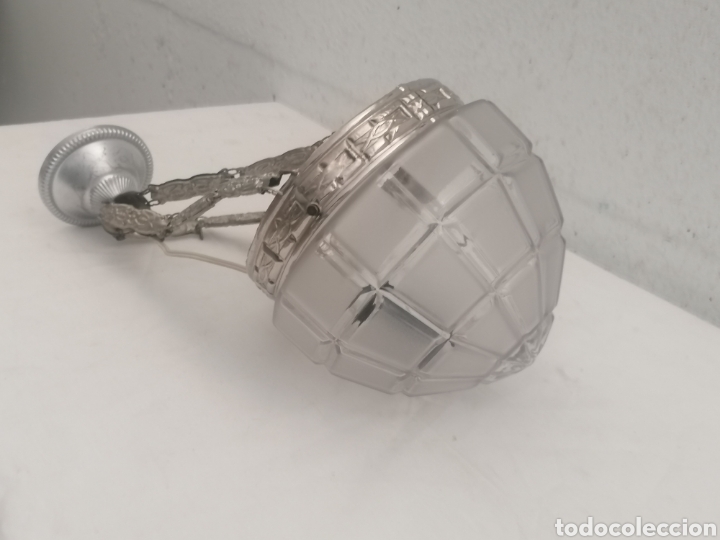 Antig&uuml;edades: L&aacute;mpara de techo art deco - Foto 6