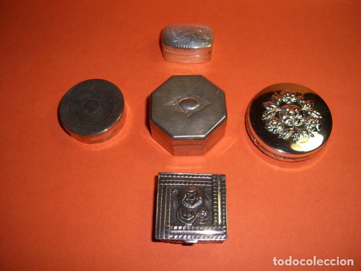 Antig&uuml;edades: LOTE CAJITAS DE PLATA - Foto 1