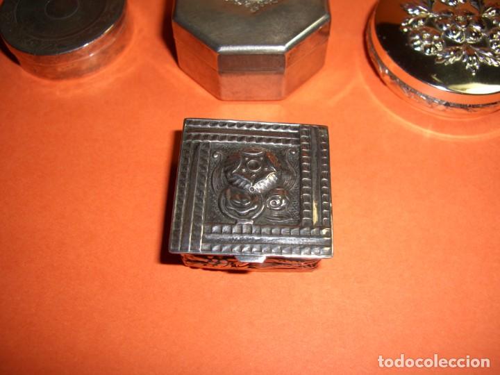 Antig&uuml;edades: LOTE CAJITAS DE PLATA - Foto 2