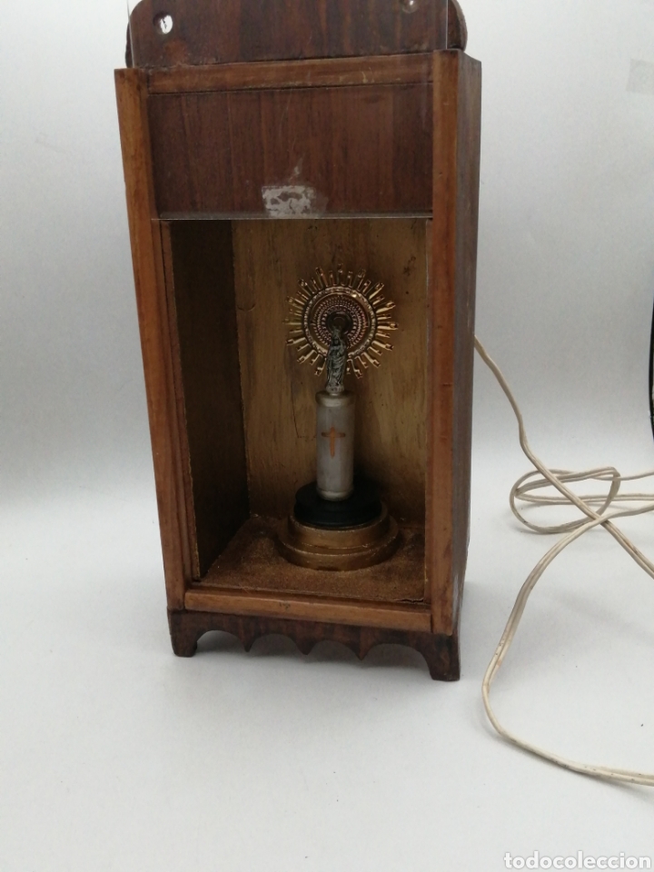 Antig&uuml;edades: Capilla madera con luz - Foto 2