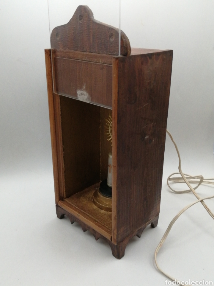 Antig&uuml;edades: Capilla madera con luz - Foto 3