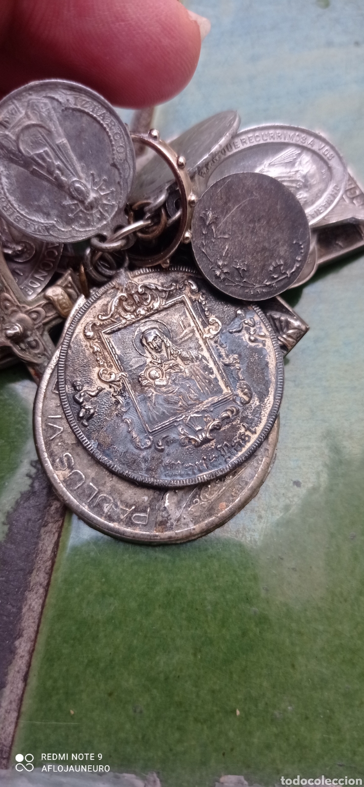 Antig&uuml;edades: lote medallas religiosas - Foto 4