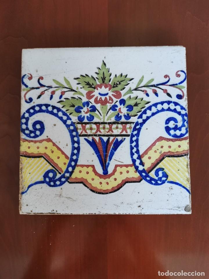 Antig&uuml;edades: ANTIGUO AZULEJO MODERNISTA - Foto 1