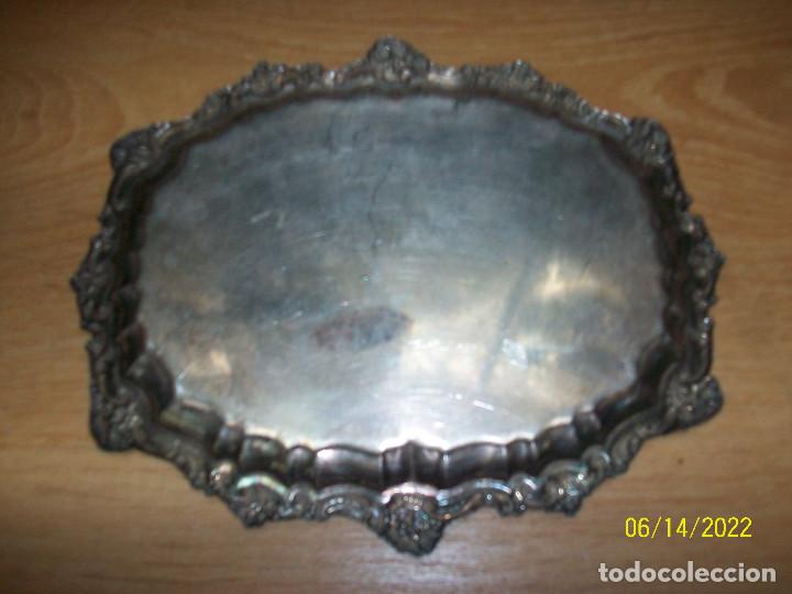 Antig&uuml;edades: ANTIGUA BANDEJA DE METAL - Foto 3