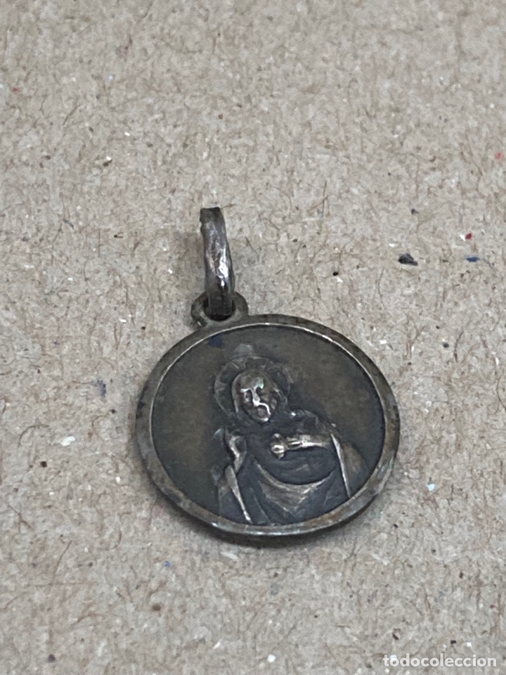 Antig&uuml;edades: Medalla de plata religiosa - Foto 1