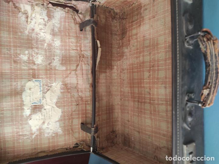 Antig&uuml;edades: Maleta cuero - Foto 4