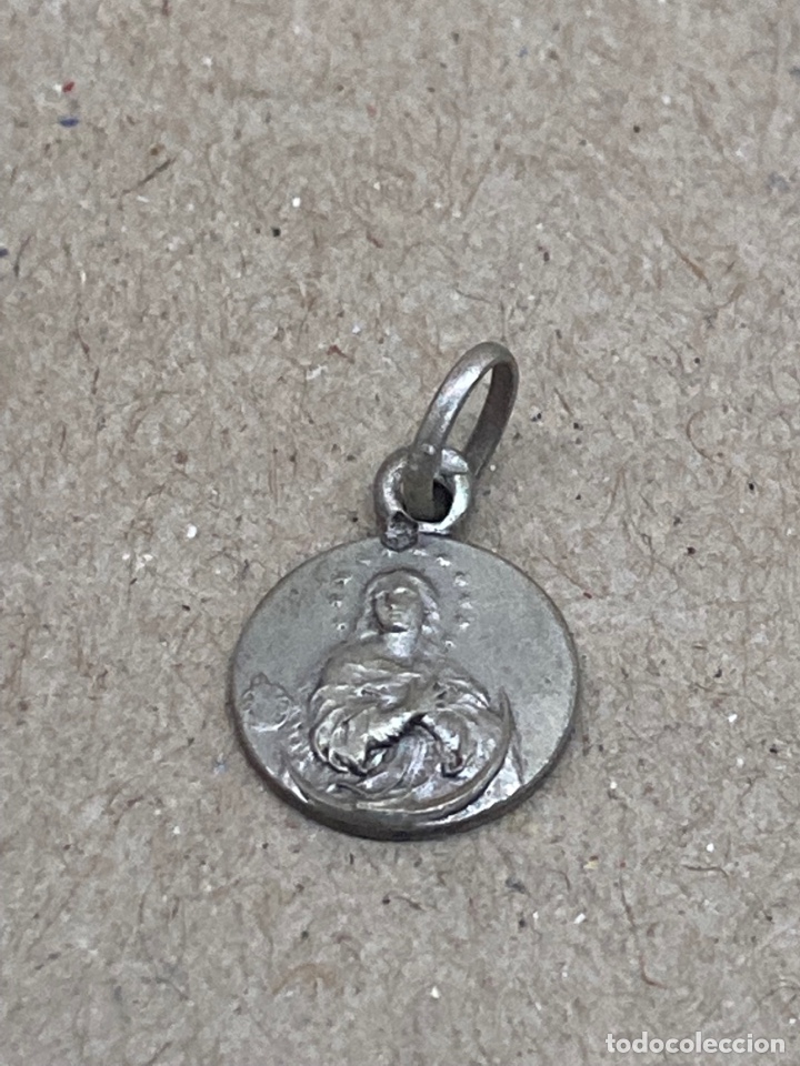 Antig&uuml;edades: Medalla de plata religiosa - Foto 1
