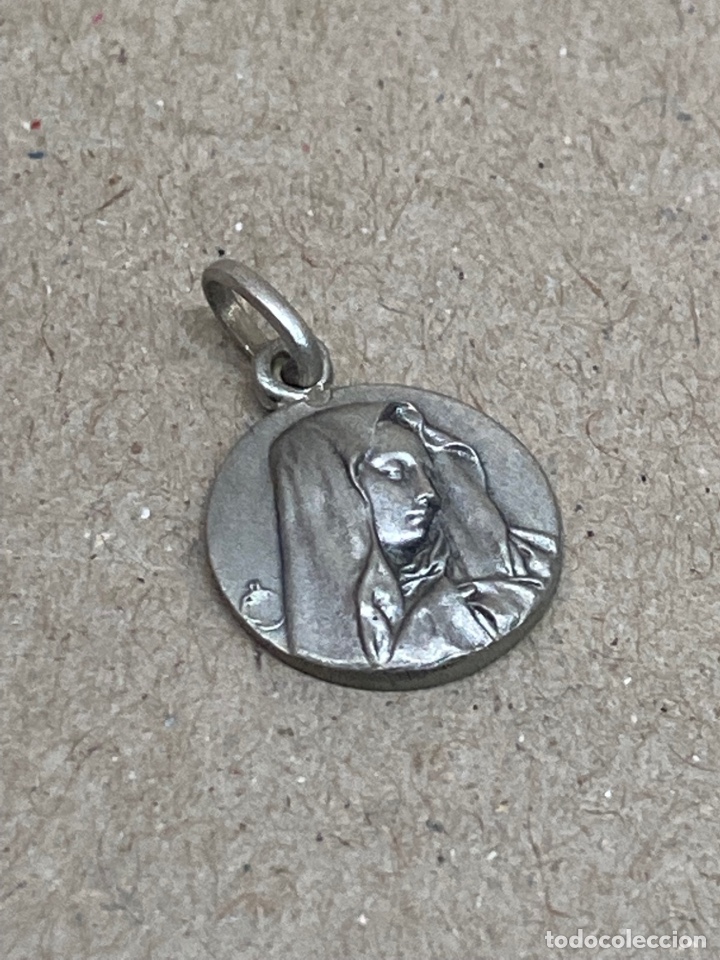 Antig&uuml;edades: Medalla de plata religiosa - Foto 1
