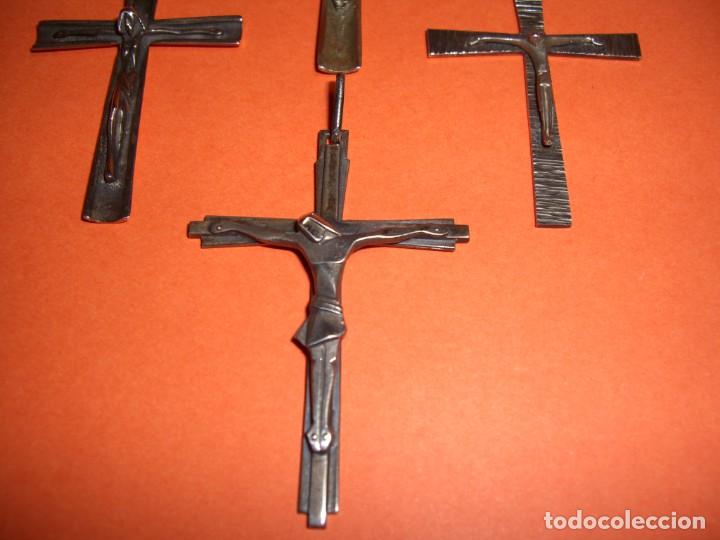 Antig&uuml;edades: CRUCIFIJOS DE PLATA. - Foto 4