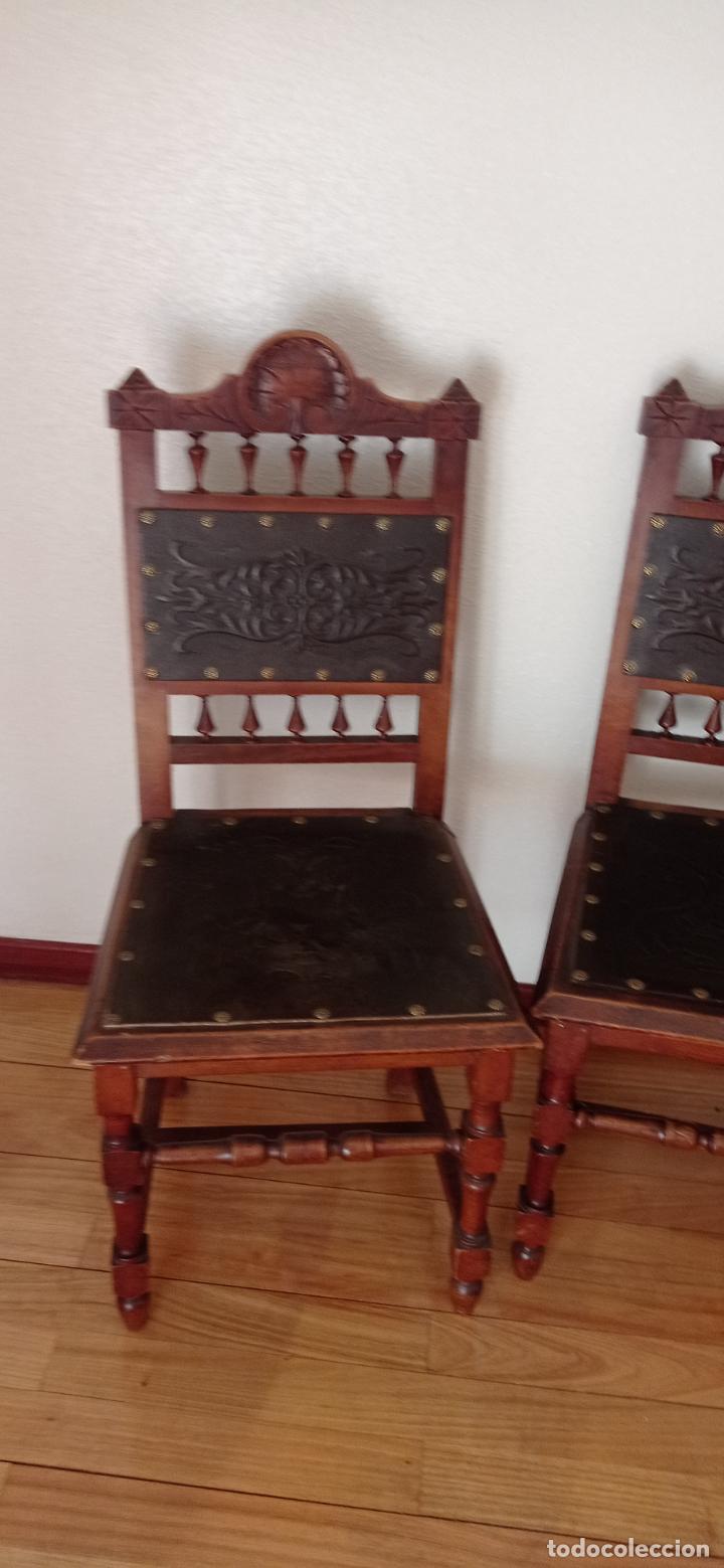 Antig&uuml;edades: SILLERIA DE DESPACHO ALFONSINA - Foto 2