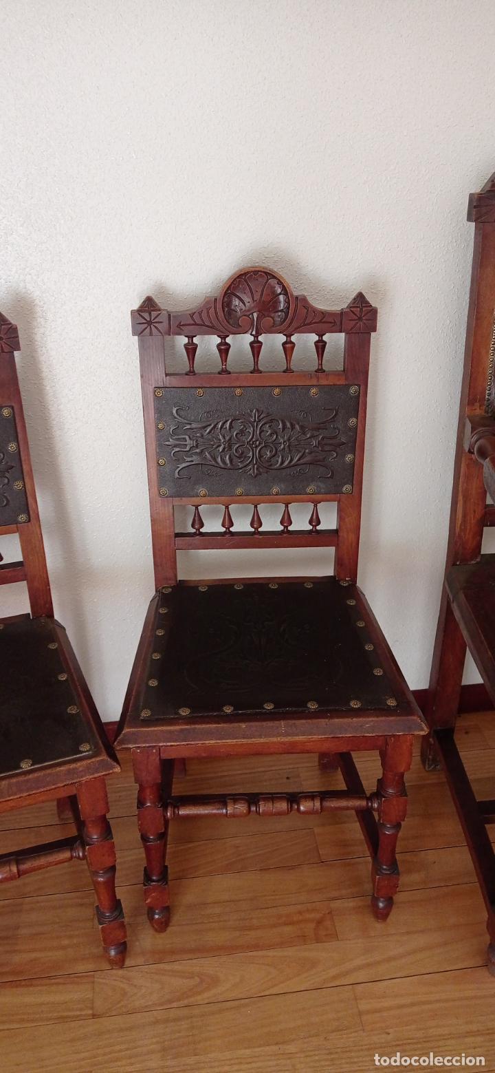 Antig&uuml;edades: SILLERIA DE DESPACHO ALFONSINA - Foto 3