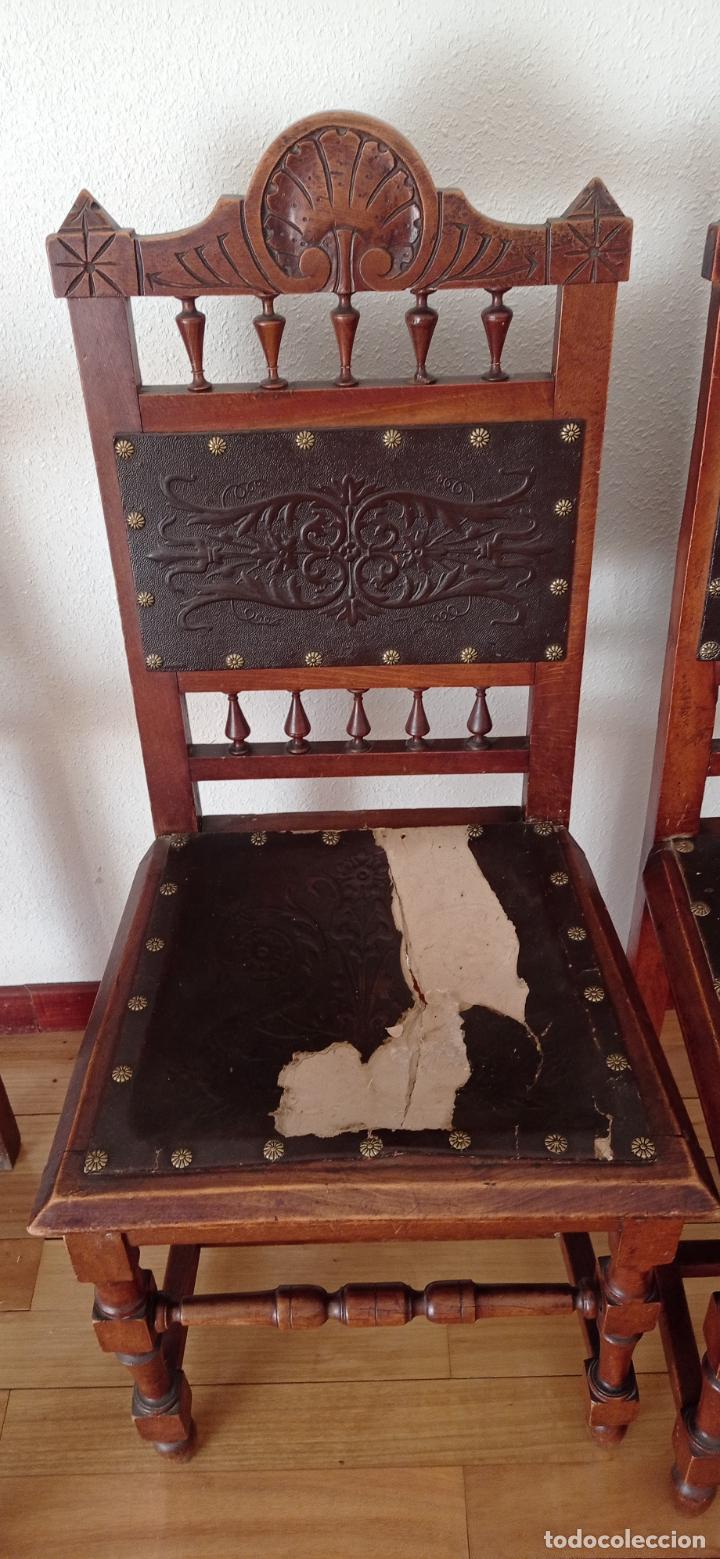 Antig&uuml;edades: SILLERIA DE DESPACHO ALFONSINA - Foto 6
