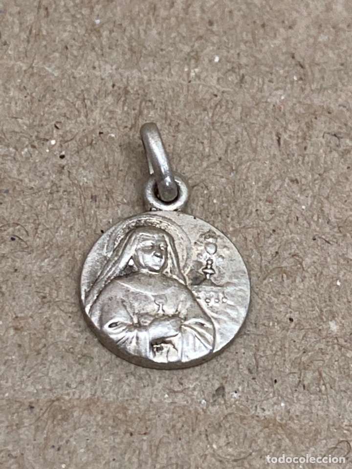 Antig&uuml;edades: Medalla de plata religiosa - Foto 1