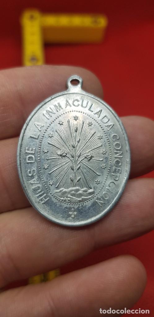 Antig&uuml;edades: Medalla religiosa hijas inmaculada concepci&oacute;n - Foto 2