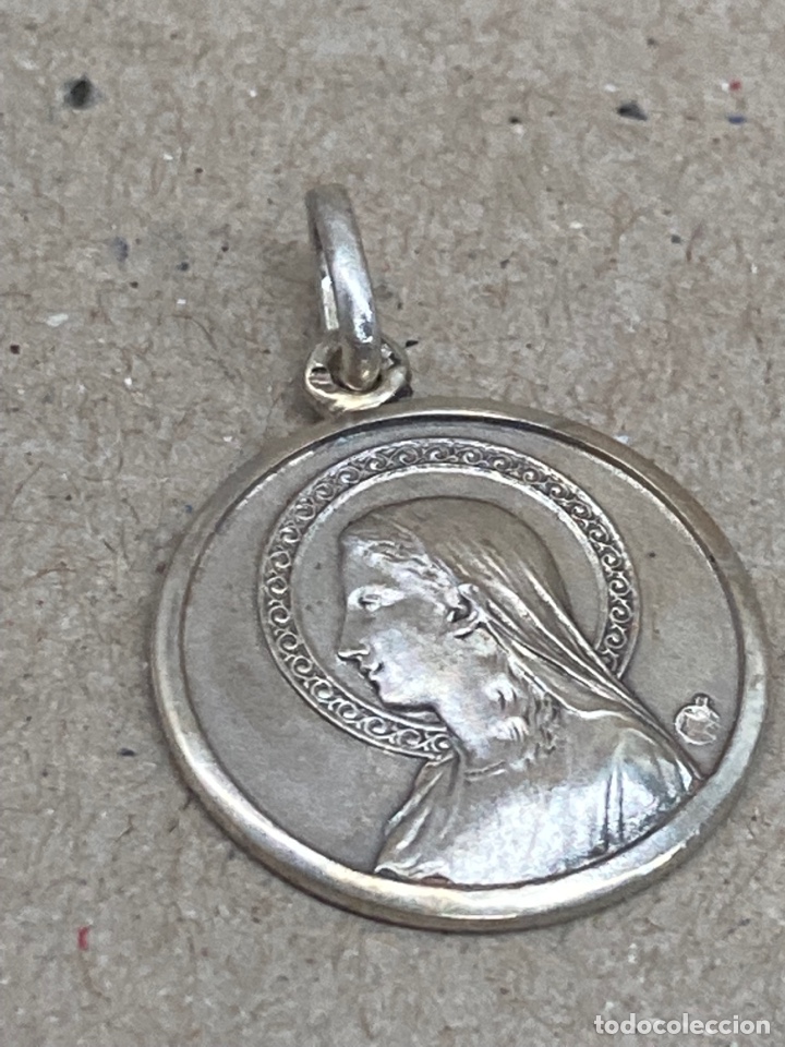 Antig&uuml;edades: Medalla de plata religiosa - Foto 1