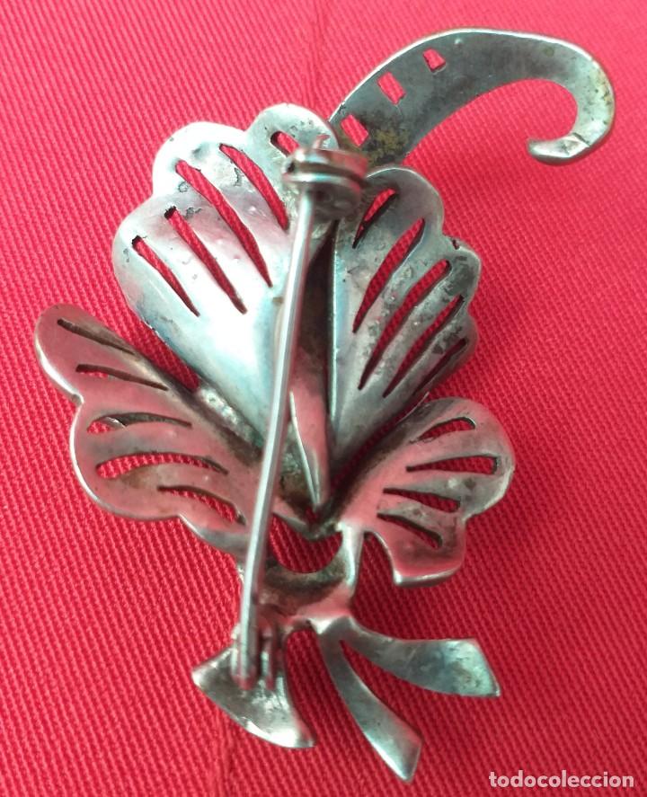Antig&uuml;edades: BROCHE DE PLATA CON PEDRER&Iacute;A - Foto 7