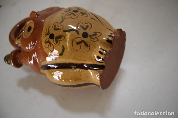 Antig&uuml;edades: botijo buho dfe ceramica - Foto 2