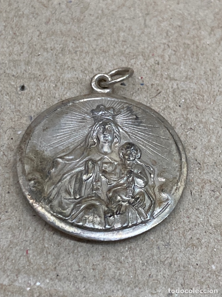 Antig&uuml;edades: Medalla de plata religiosa - Foto 2