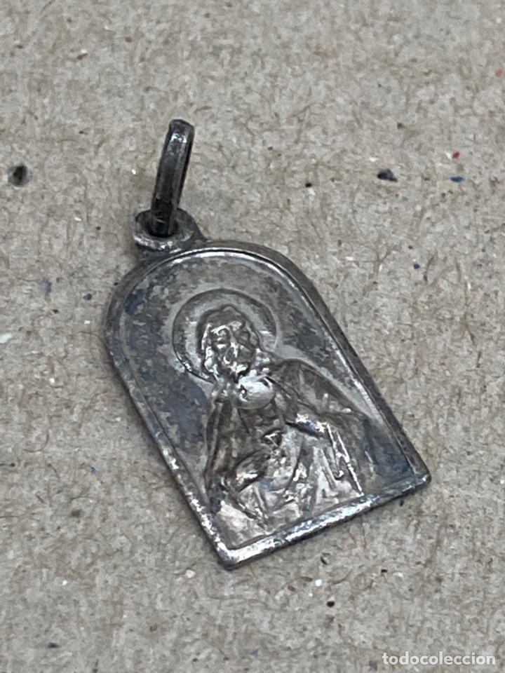 Antig&uuml;edades: Medalla de plata religiosa - Foto 1