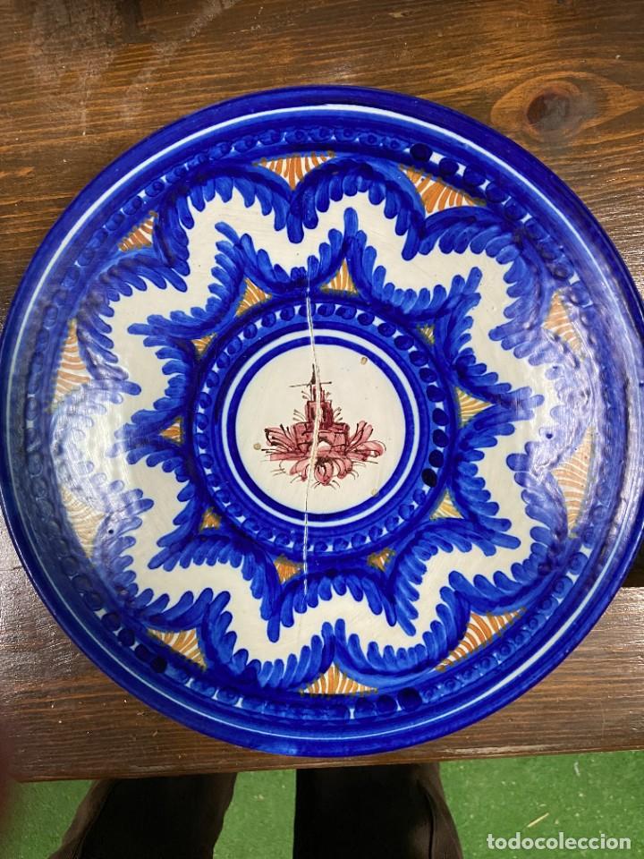 Antig&uuml;edades: Plato de cer&aacute;mica decoraci&oacute;n. - Foto 1