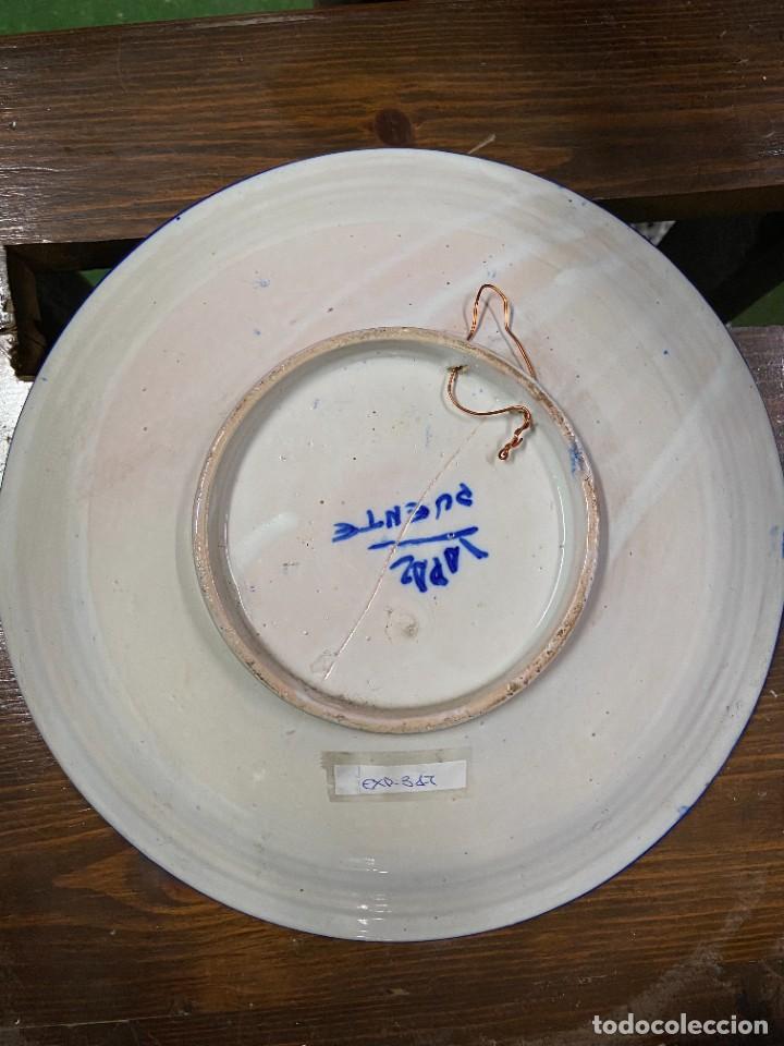 Antig&uuml;edades: Plato de cer&aacute;mica decoraci&oacute;n. - Foto 2